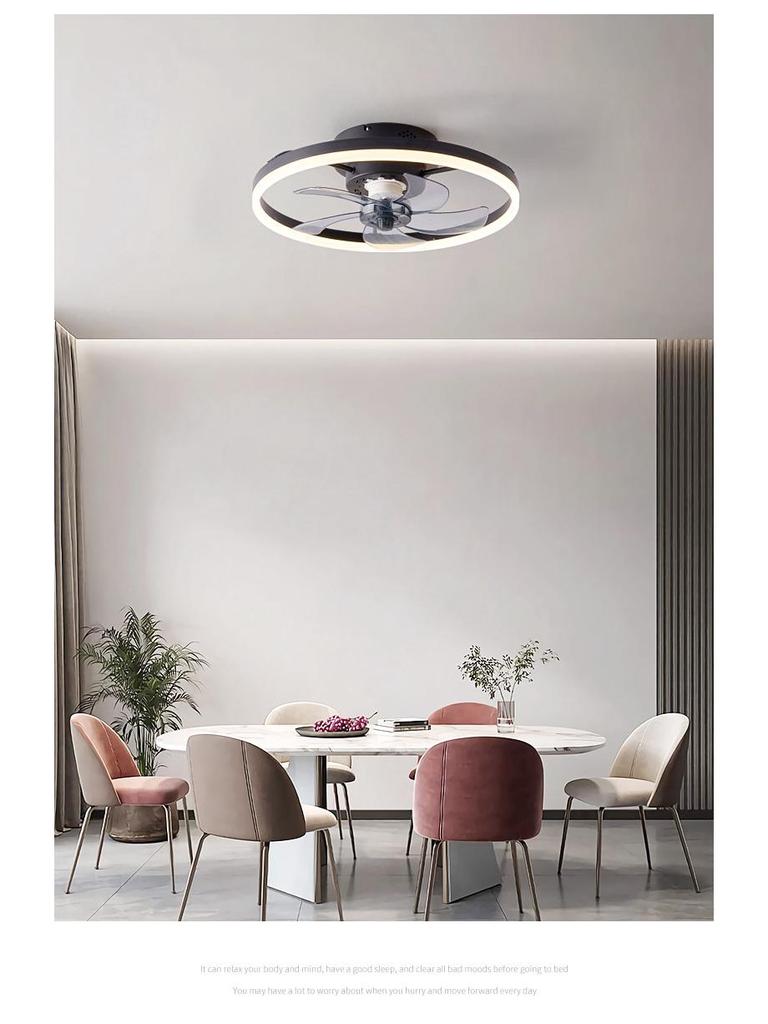 Ретро промышленный светодиодный потолочный вентилятор с инвертором