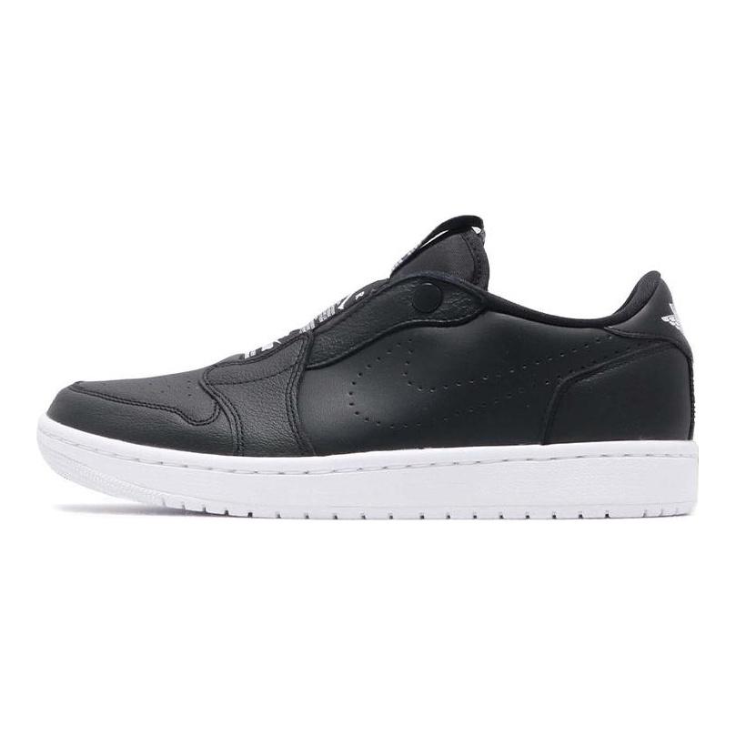 Jordan 1 Ретро Низкие Скользкие Черно-Белые Женские AV3918-001