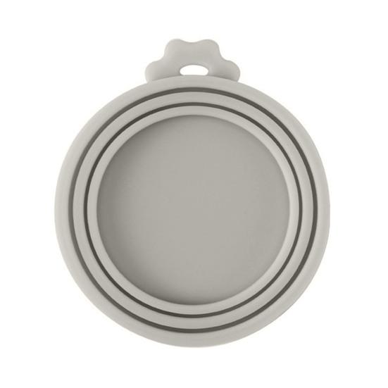Pet Food Can Lid 3-in-1 Silicone Can Cover One Lid Fits