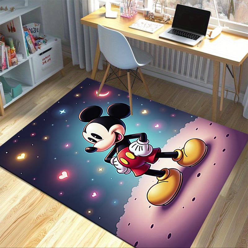 1pc. Mickey Mouse Starry Night Home Office Chair Rug Outdoor Gift Carpetz041158
