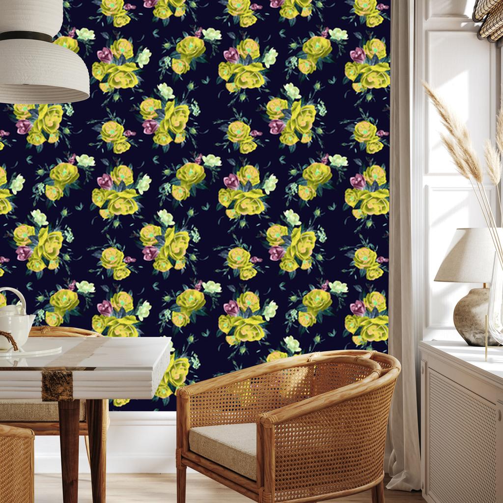 Roses Wallpaper for Living Room and Bedroom 50x1000