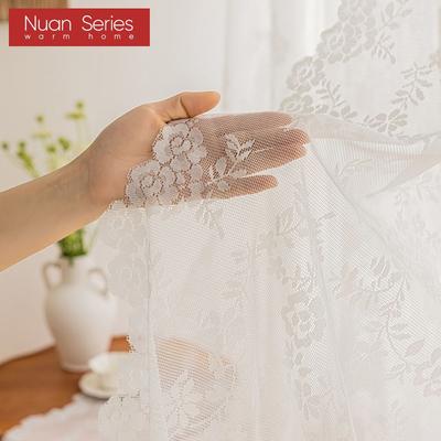 1 шт. серия Nuan, 10-20% затемняющие роскошные французские кружевные трикотажные шторы для гостиной, спальни, балкона, домашний декор