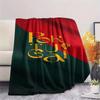 1PC Portugal National Football Team Patterned Flannel Blanket Suitable For All Seasons for Home Decor Warmth and Comfort Gifts Holiday Present