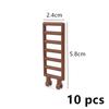 DIY Building Blocks Wall & Figure Bricks - 1x2 1x3 1x4 Thick Dots Educational Creative Toys Compatible with 98283