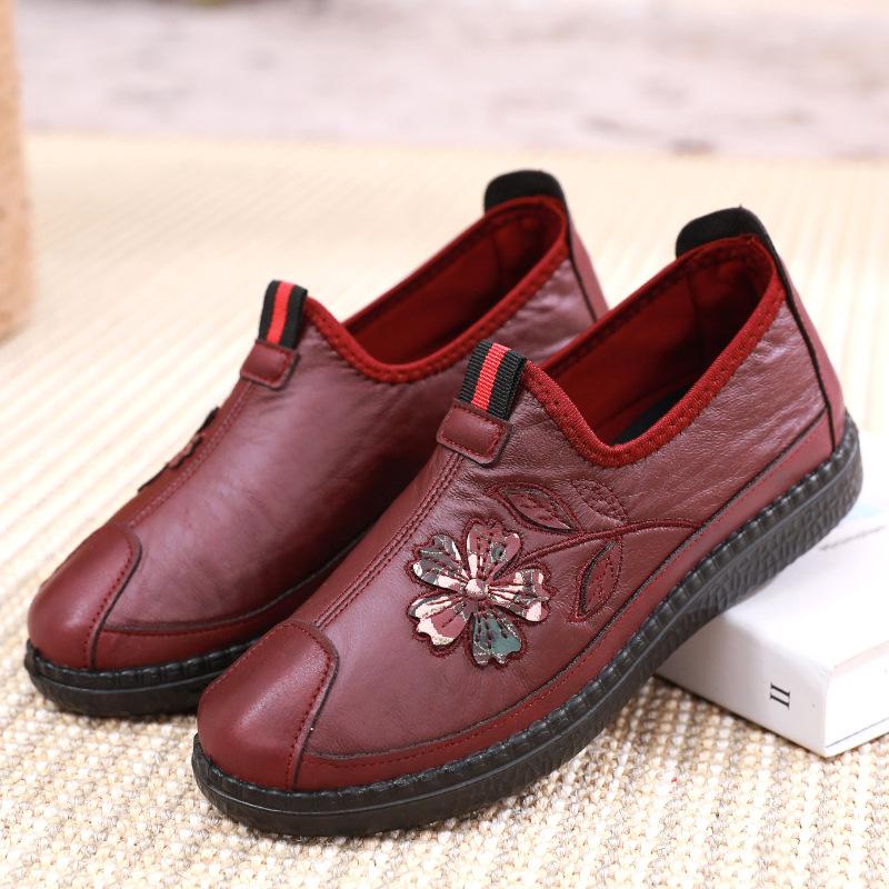Women's Flat Shoes Fashion Soft Sole Comfortable Non-Slip Women's Casual Walking Shoes Fashionable Womens Shoes