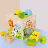 Children's Shape Pairing Infant Children's Puzzle Baby Cartoon Characters Animal Shape Intelligence Box Disassembly and Assembly Combination