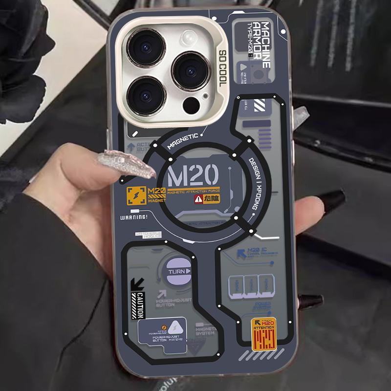 Роскошный чехол для телефона с принтом печатной платы Для iPhone 17 17E 16E 16 15 14 13 12 11 Pro Max 16 Plus Бампер Ударопрочный Жесткий Чехол