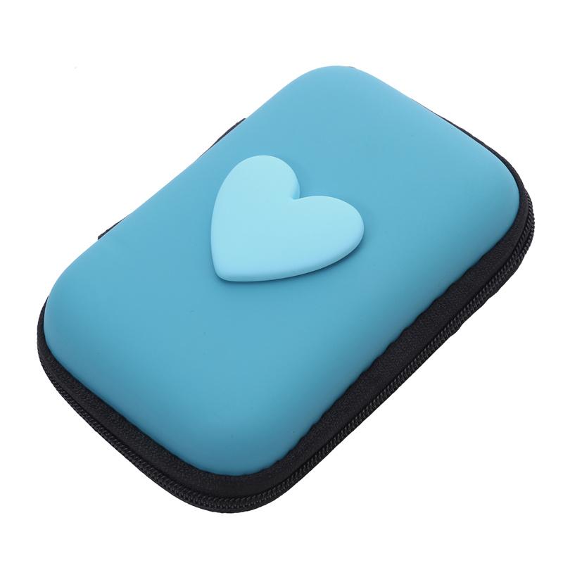 Multi-Color EVA Hard Storage Box Travel Zipper Bag Shockproof Outdoor Tools Bag For Earphone Storage Case Accessories