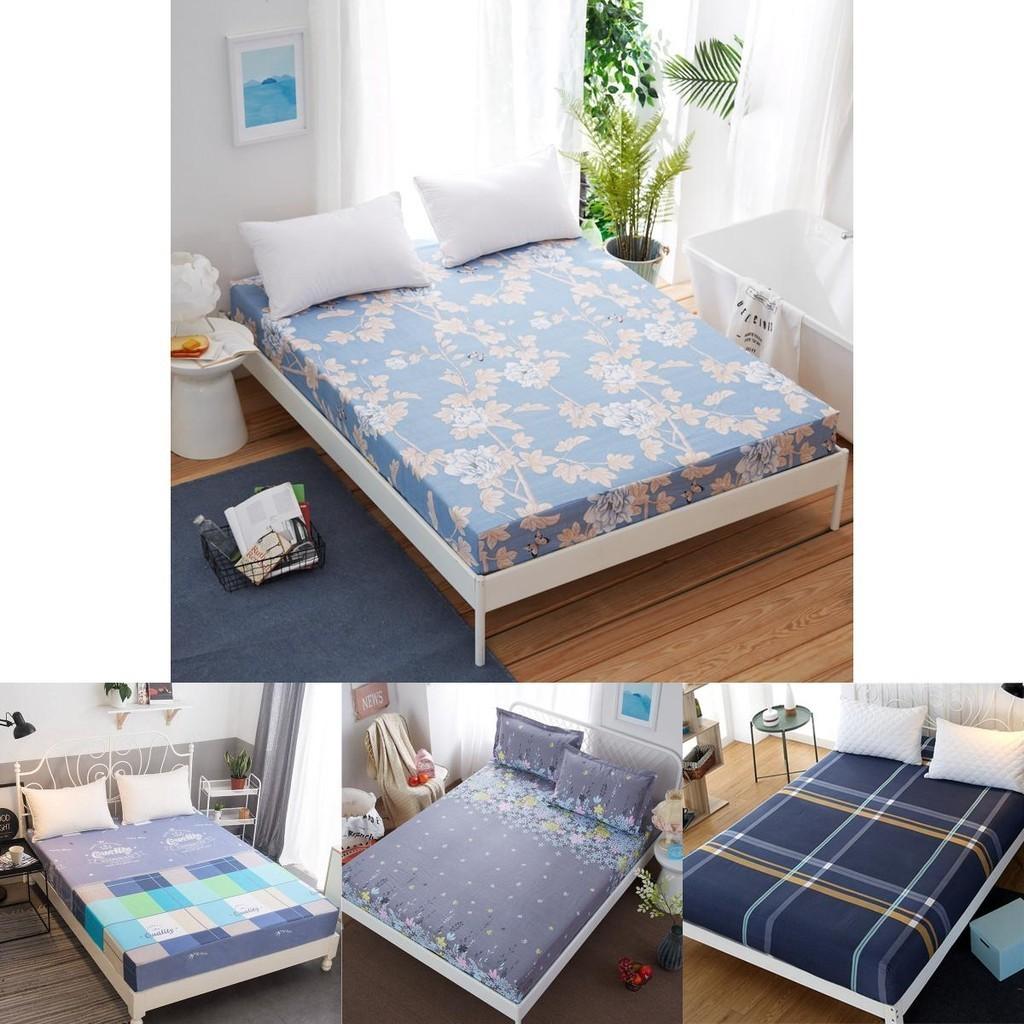 Роскошная простыня на резинке с цветочным принтом размеров Твин, Фул, Квин, Кинг для максимального комфорта