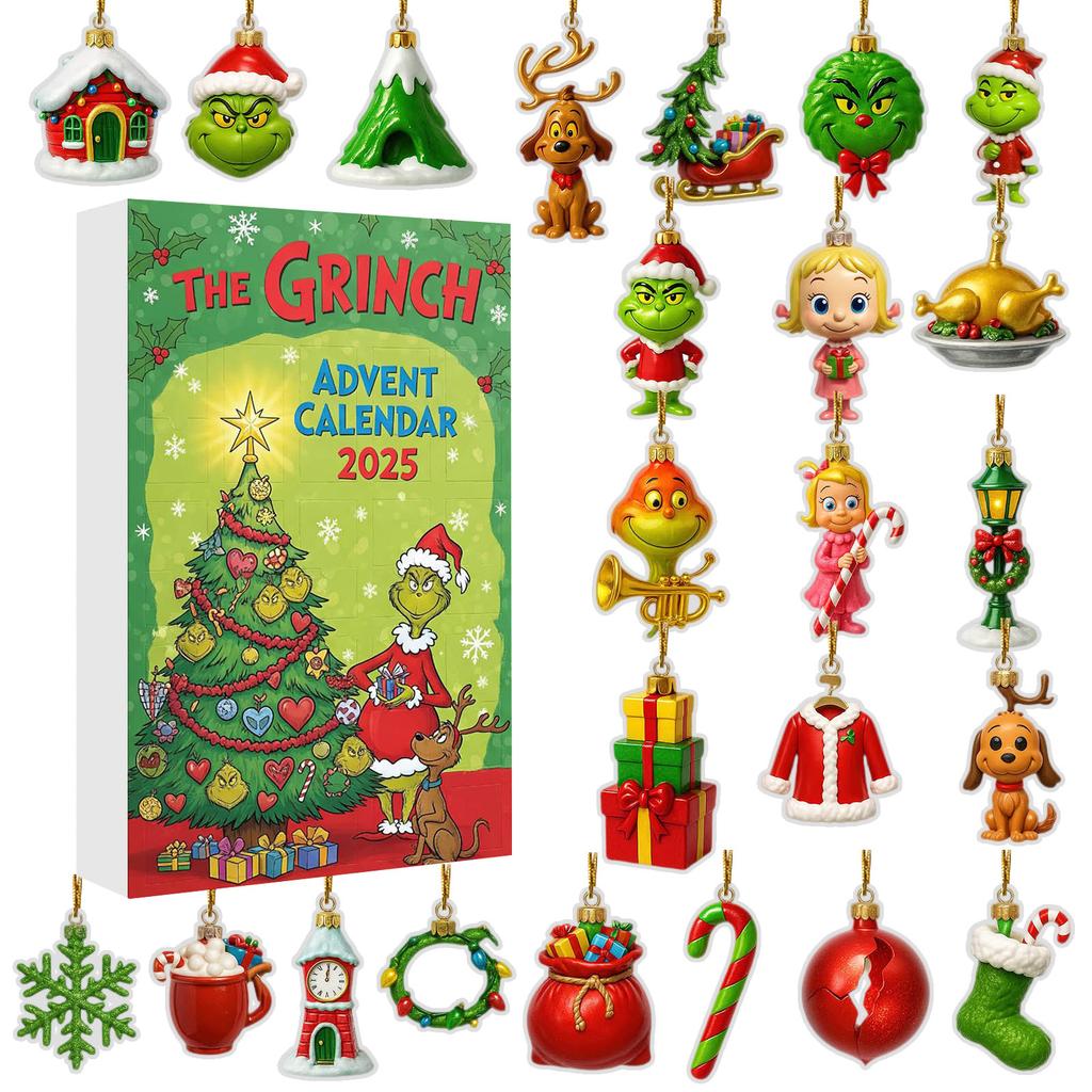 Advent Calendar Contains 24 Gifts, Cute Figures Doll Advent Calendar, Countdown Calendar With Surprise Toys, Collectible Figures Gift For Kids