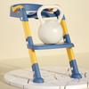 Новый детский stepped foot stool для приучения к горшку со складным кольцом для сиденья унитаза, вспомогательный инструмент для мальчиков и девочек