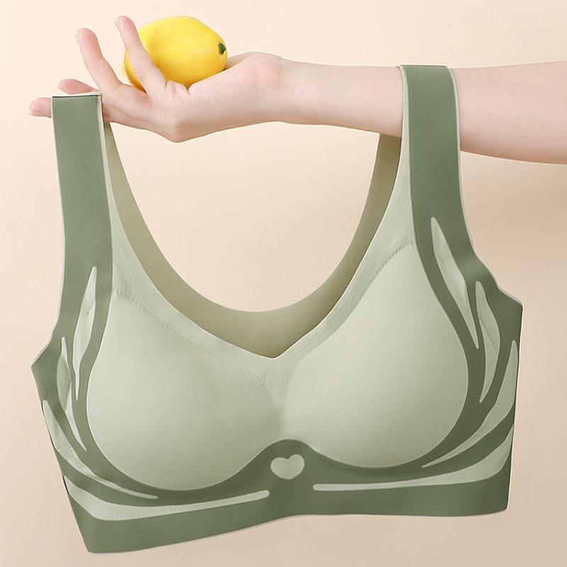 2 шт. Женское бесшовное собирающее нижнее белье без косточек, бюстгальтер, приятный к коже, дышащий бюстгальтер