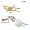Танцующие крылья Hobby S1901 Balsa Wood RC Самолет Tiger Moth Биплан с дистанционным управлением в разобранном виде