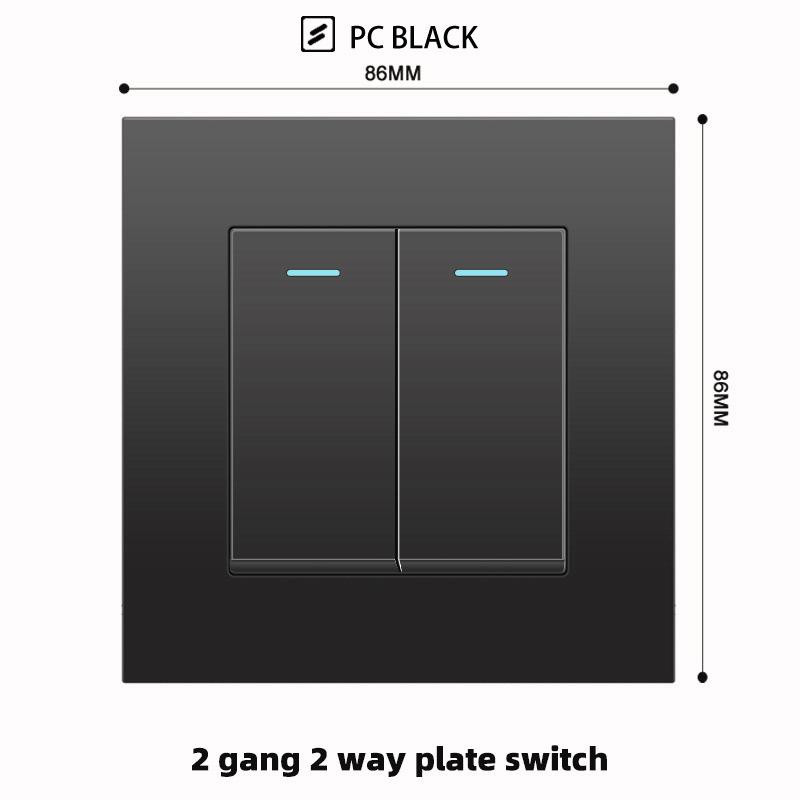 Universal 13A Type-C Quick Charge 5-pin Socket Uk Wall Electrical Outlet with USB Charger White Smart Double Power Socket Plug