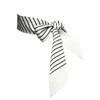 DOYOUKNOWMC ALL SEASON Pinstripe White Twilly Scarf