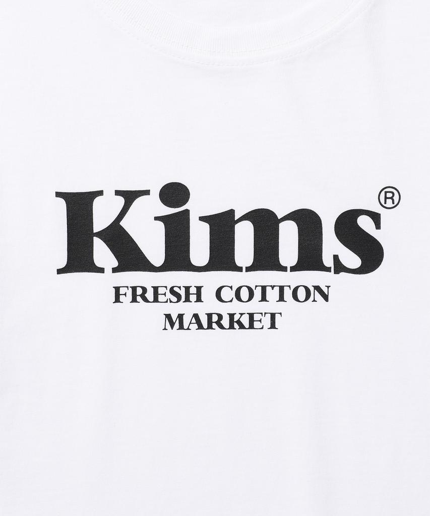Kimseupeulesikoteunmakes (унисекс) Kims Bam Футболка с логотипом Белая(черный)