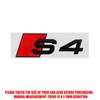 3D Metal S3 S4 S5 S6 S7 S8 Emblem Sticker Badge Decals Auto Side Body Trunk Stickers Center Cover For  Audi b6 a5 a3 8p S RS5 RS8