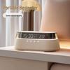 Многофункциональная Bluetooth-колонка с беспроводной зарядкой, цветной ночной подсветкой, сабвуфером, настольными часами и функцией будильника