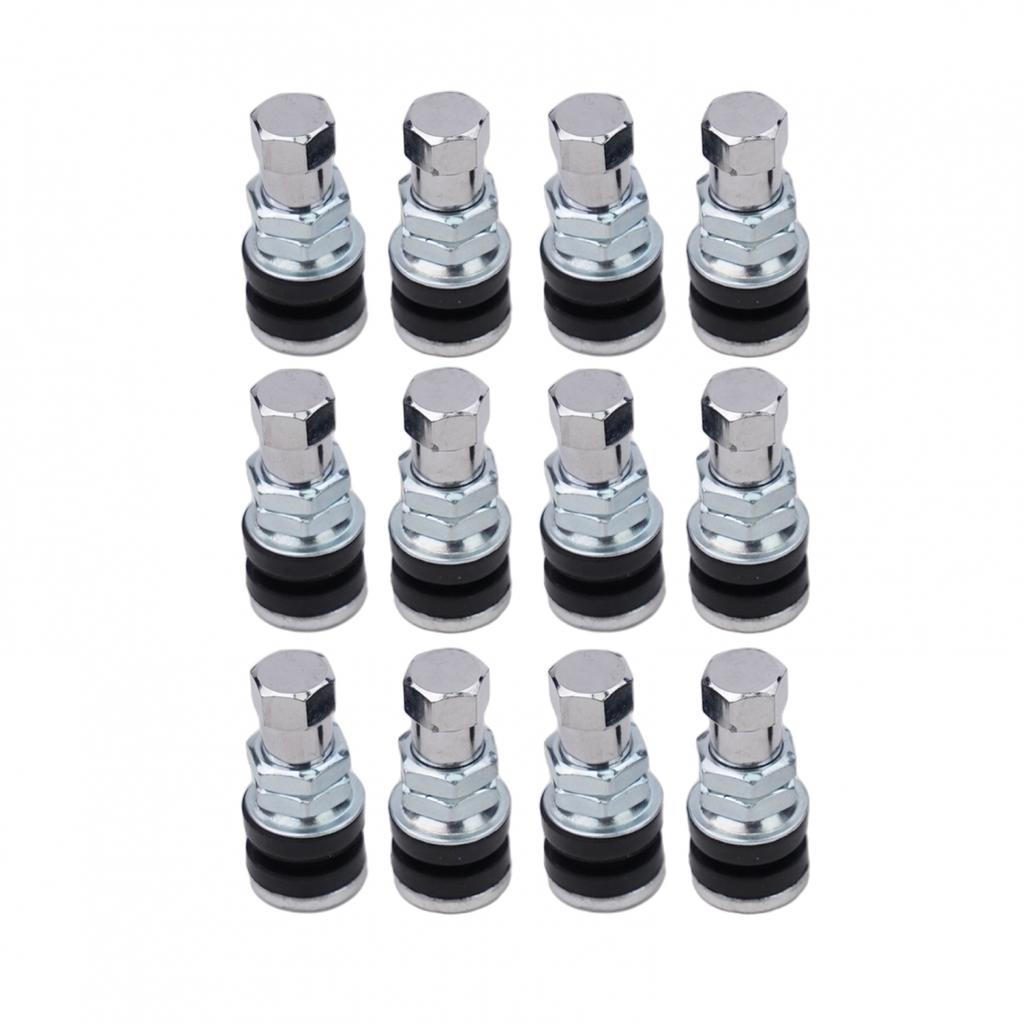 Tire Valve Stems 12pcs High Quality Aluminum Metal
