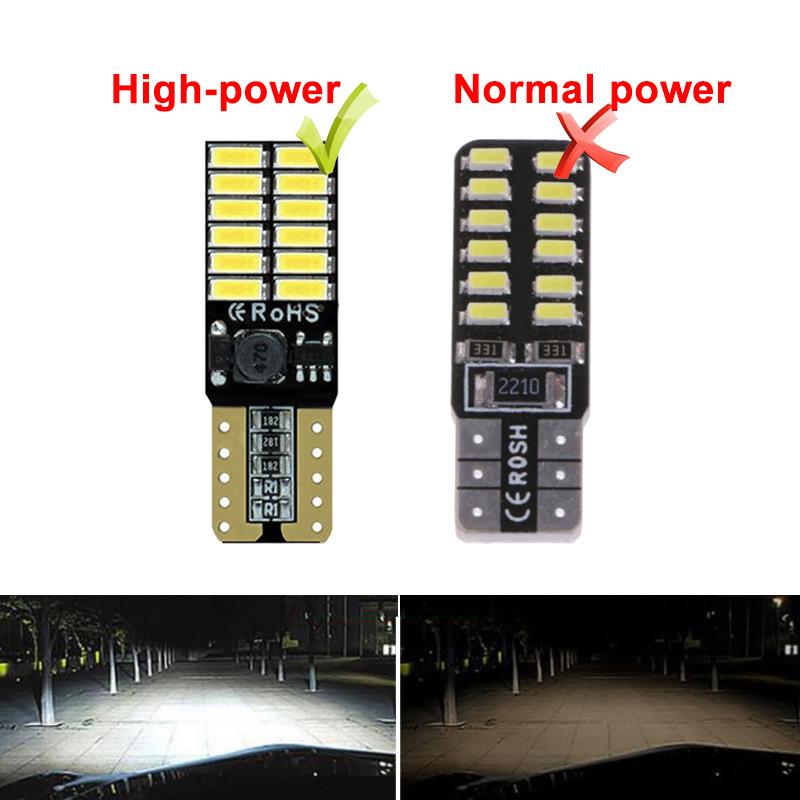 W5W LED T10 Led Canbus 168 194 Светодиодная лампа 26SMD 4014 Светодиодная карта салона автомобиля Купольные фонари Парковочный фонарь Авто Лампа номерного знака