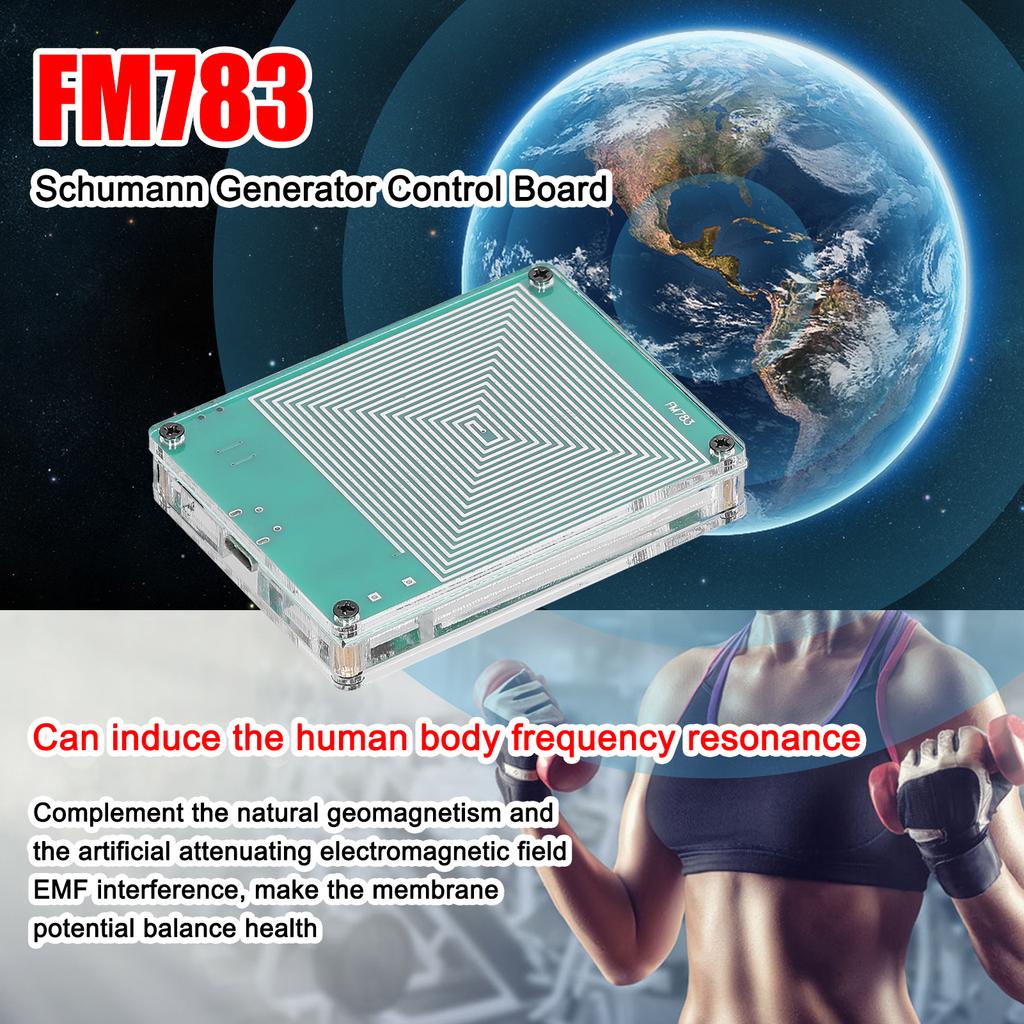Генератор волн Шумана 7,83 Гц, улучшающий низкочастотный импульс, интеллектуальный прямоугольный сигнал