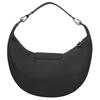 Longchamp Le Pliage Xtra Deep Silver Metal Zipper Closure Leather Shoulder Tote Bag Large Women handbags Black 10338987001