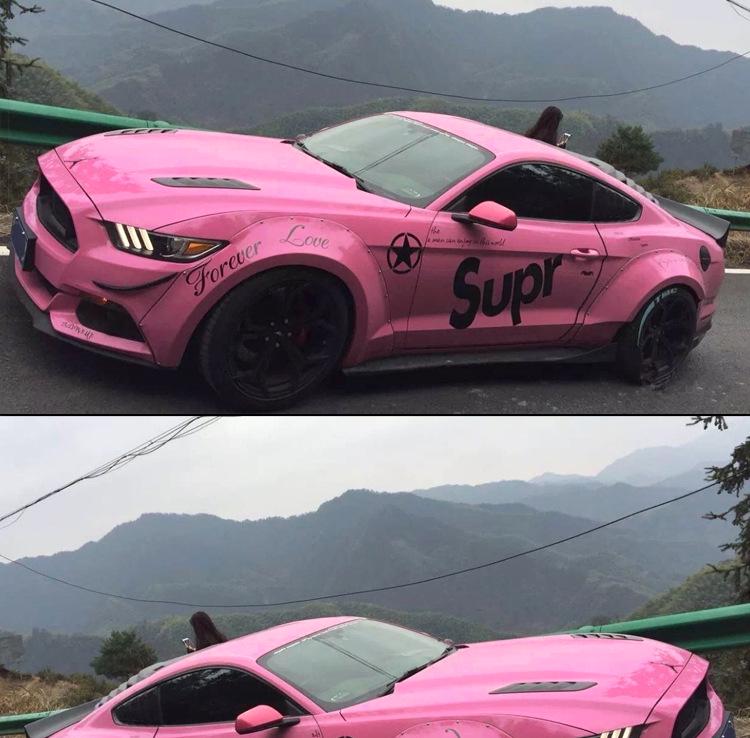 15-23 Ford Mustang Rocket Bunny Wide Body Rear Wing Trunk Lid Spoiler