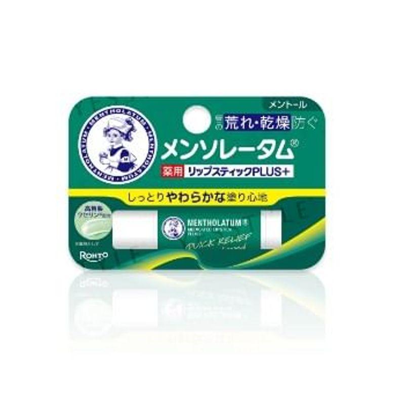 Rohto Mentholatum - Лечебный плюс Бальзам для губ Ментол