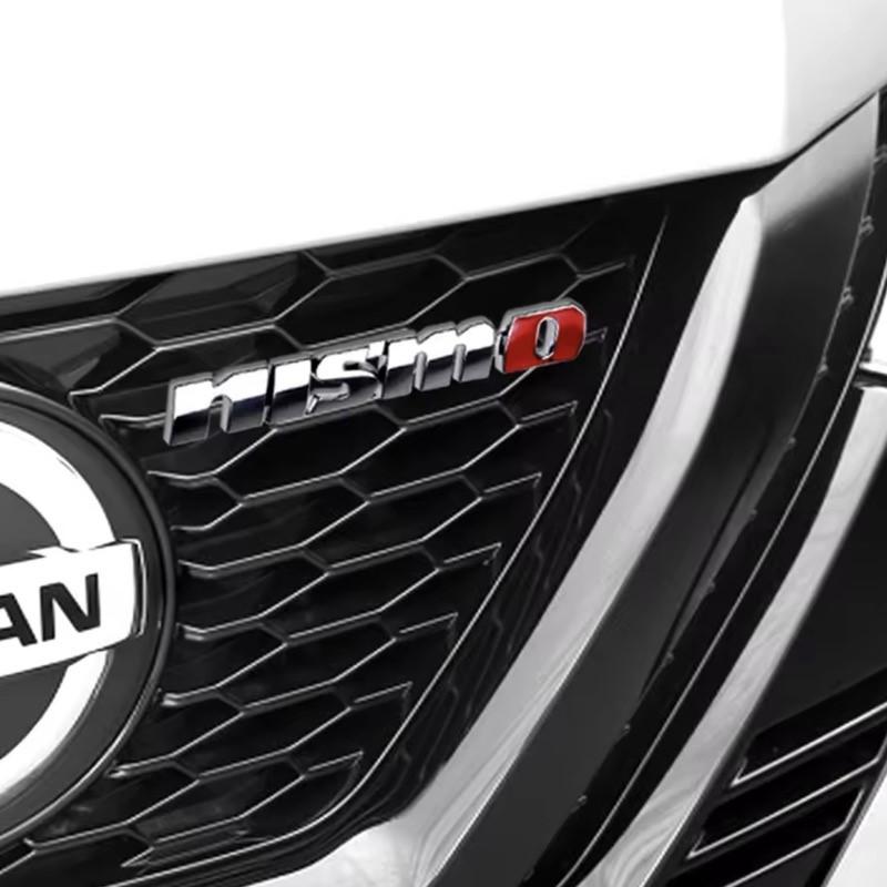 3D Metal Car Front Grille Emblem NISMO Logo Decal For Nissan X-trail Qashqai WTED3 Note Juke Sentra Patrol Car Styling Accessories