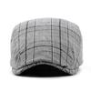 2018 New Retro Striped Berets Hats Adult Men Women Cabbie Flatcap Spring Summer Newsboy Caps