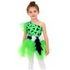 Girls Cavegirl Outfit Patchwork Tutu Dress Adjustable Strap Mesh Short Sleeve Built In Briefs 3D Bone Belt Prehistoric Costume