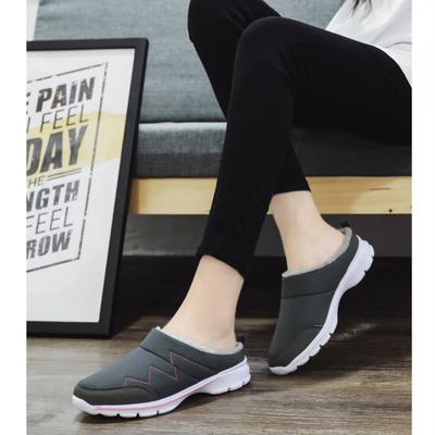 Мужские Женские Зимние Меховые Утепленные Водонепроницаемые Удобные Теплые Защищающие от холода Легкие Походные Водонепроницаемые Нескользящие Хлопковые Ботинки Полутапочки