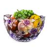 Flavinmci European Rose Glass Fruit Plate & Bowl Set