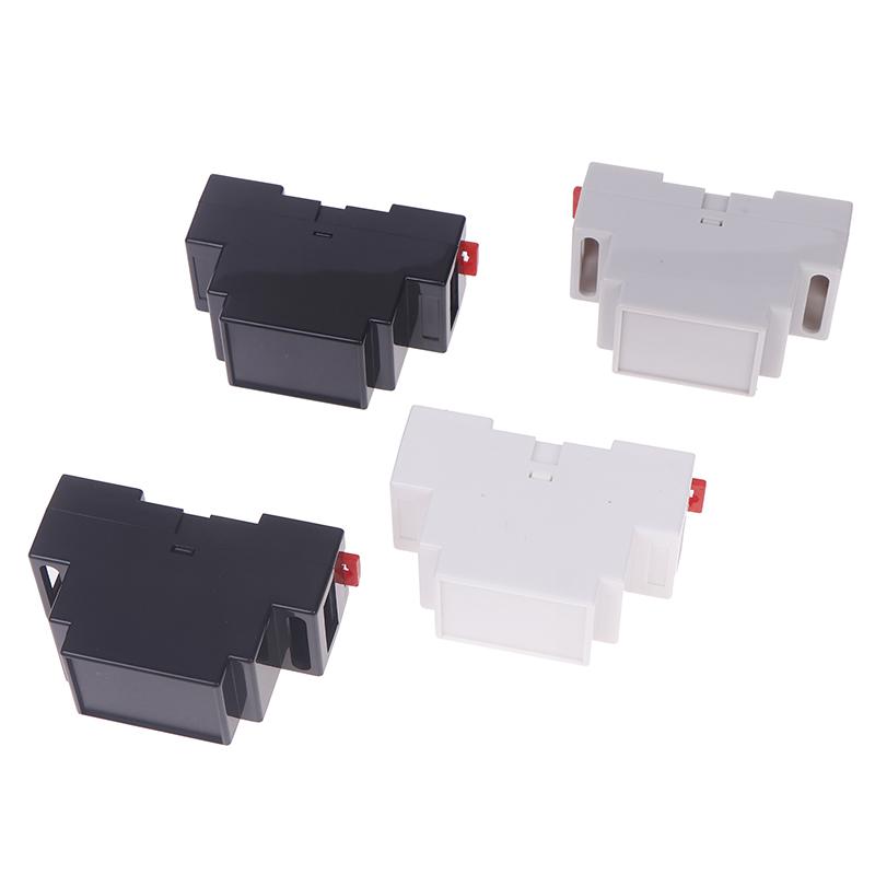 1 шт., распределительная коробка PLC на DIN-рейку, пластиковый корпус для электронных приборов, 4 цвета, 88X37X59 мм, 35-рельсовый монтажный корпус для приборов