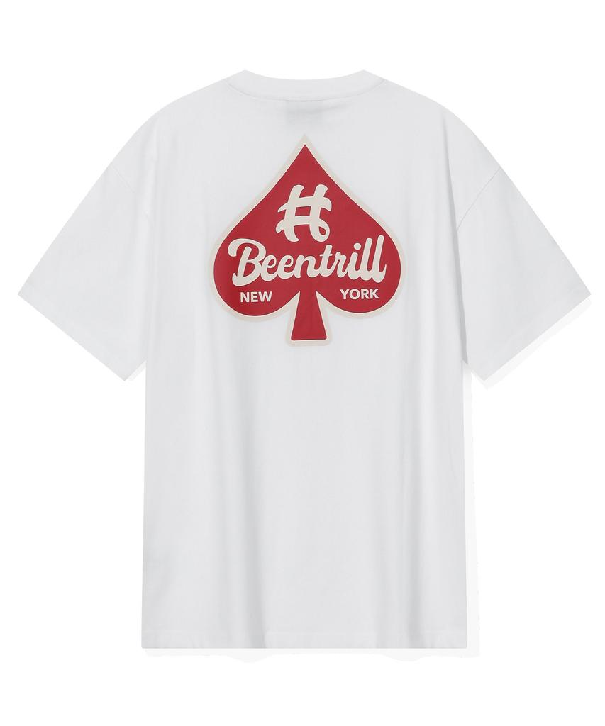 Футболка BEENTRILL Spade Hashtag (белый)