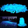 1000pcs Glow In The Dark Plastic Garden Pebbles - Decorative Glowing Stones for Yard, Walkways & Aquarium