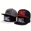 KING Letter Embroidery Snapback Hat Street Men Women Lovers Baseball Cap Hip Hop Sports Caps Adjustable Hats