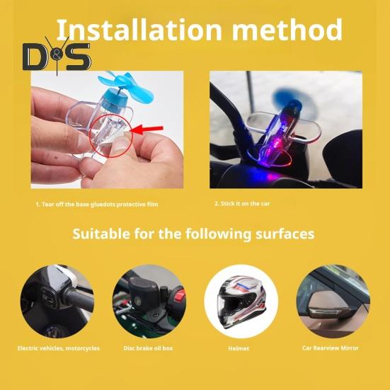 2 шт. ветряной светодиодный пропеллер для самолета, мотоцикла, велосипеда, автомобиля, украшения, водонепроницаемая светящаяся летающая игрушка, светодиодный светящийся спиннер для спорта на открытом воздухе