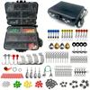 187pcs Complete Fishing Kit - Tackle Box, Hooks, Bait, Sinkers - Ideal for Outdoor Fishing Adventures