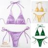 Новый сексуальный европейско-американский пляжный набор бикини 2024 - Модный раздельный купальник