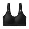 Lift seamless underwear women's thin big breasts show small anti-sagging breast vest no steel ring adjustment large size bra