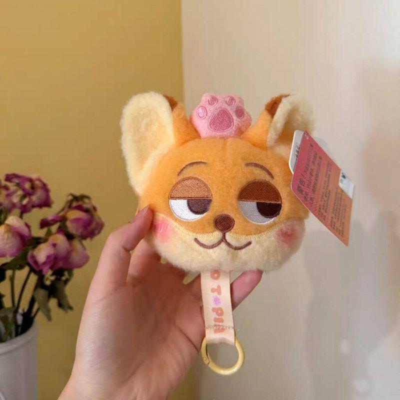 Zootopia Car Seatbelt Shoulder Pads Judy Nick Plush Coin Purse Cute Doll Couple Set