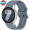 Оригинальный силиконовый ремешок для Samsung Galaxy Watch 7 6 4 5 pro FE 44мм 40мм correa Браслет Galaxy Watch4 6 Classic 43мм 47мм Strap