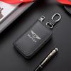 PU Carbon Fiber Wallet Leather Keys Protection Storage Bag For Bentley Continental GT MULLINER Bentayga Flying HurtlingSpurlogo CL6