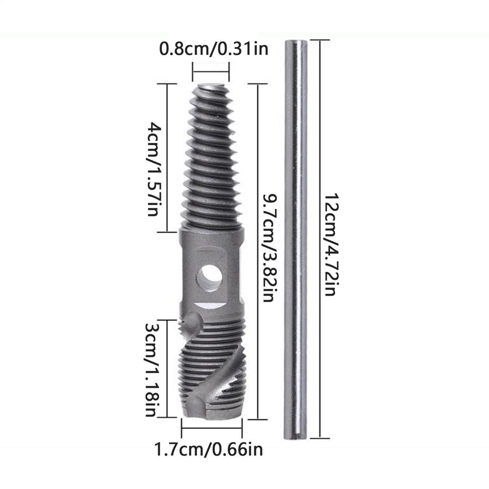 Stripped Screw Extractor Damaged Bolt Remover Double Head Remover 1/2in 3/4 Inch Bolts Screws Home Repair For Husband
