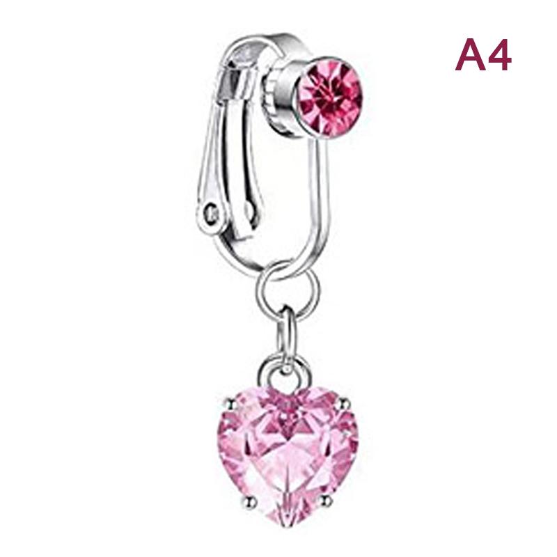 Искусственная бабочка для живота, поддельный пирсинг живота, клипса на пупок, поддельный пирсинг