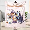Happy Howloween Party Blanket Ultra-Soft Perfect for Office Chair Seaside Livingroom Four Seasons Universal Stylish Decor