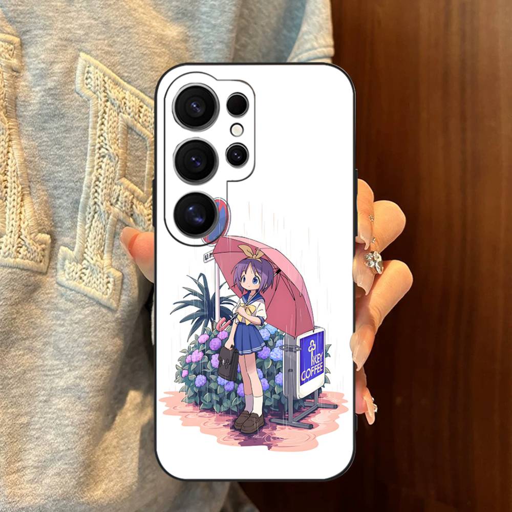 Чехол для телефона K-Konata Izumi Lucky S-Star для Samsung S 24 Fe 25 Ultra Plus 20 Lite 21 30 22 23 24 22 Ultra 5G Fundas
