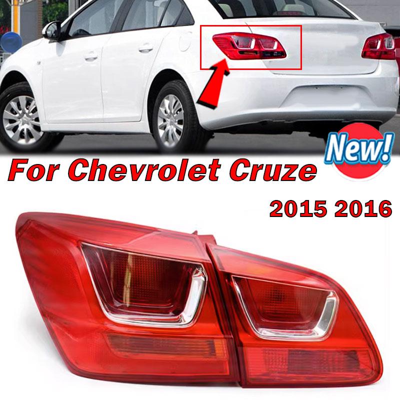 Для Chevrolet Cruze 2015 2016 Автомобиль Внутри Снаружи Задний Фонарь Заднего Хода Стоп-Сигнал Поворотник Авто Аксессуары Задний Фонарь Сборка