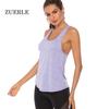 Беговой жилет без рукавов, спортивный синглетный женский спортивный топ для фитнеса, рубашки для бега в тренажерном зале, йоге